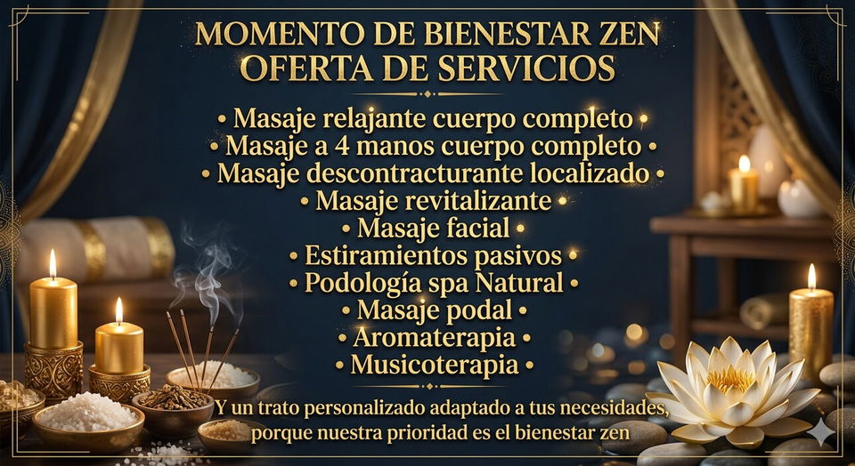 Portada de Masajista y pedicurista profesional a domicilio en Marianao