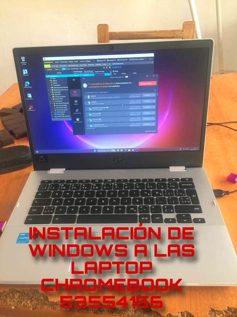 Portada de Instalación de Windows en Chromebook