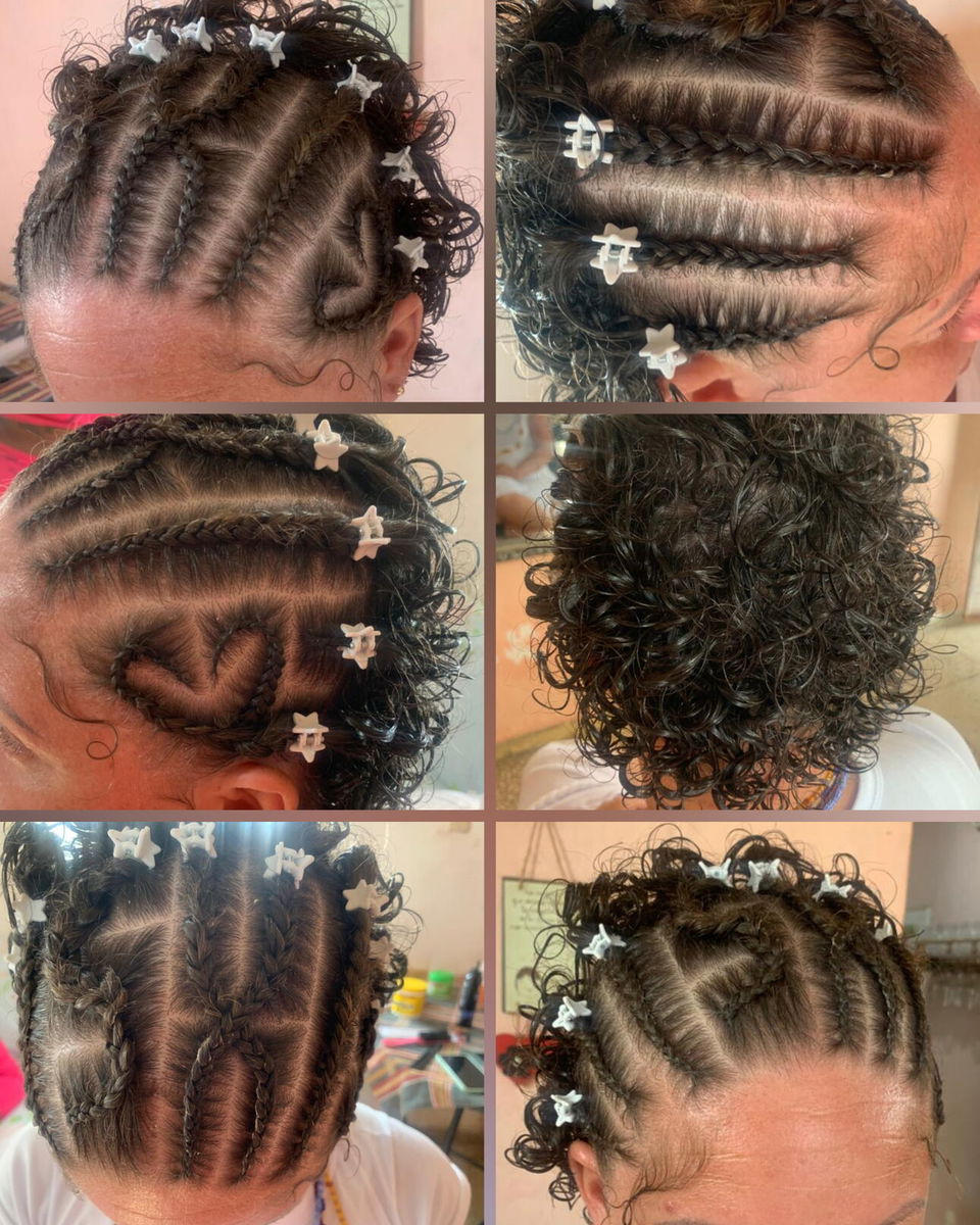 Portada de Trenzas Africanas y Definición de Rizos para toda la familia