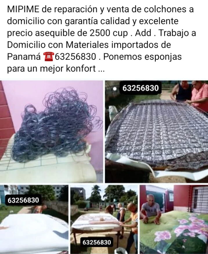 Portada de Reparación de colchones a domicilio en La Habana