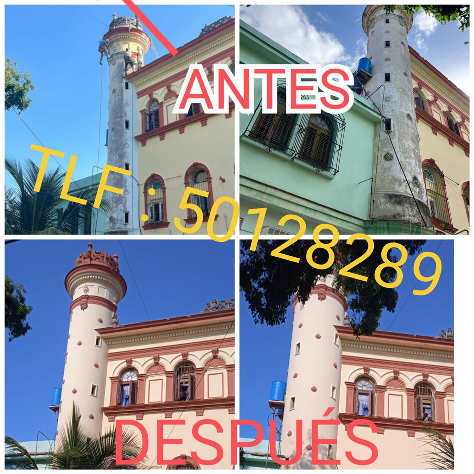 Portada de Trabajos en altura: reparación, pintura y mantenimiento de fachadas