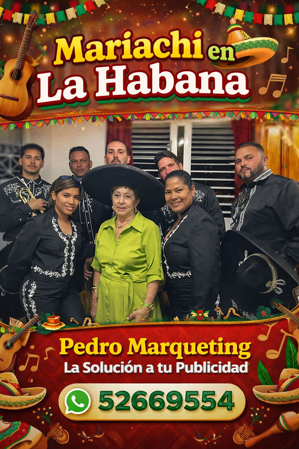 Portada de Mariachis para eventos en La Habana – Auténtica música mexicana