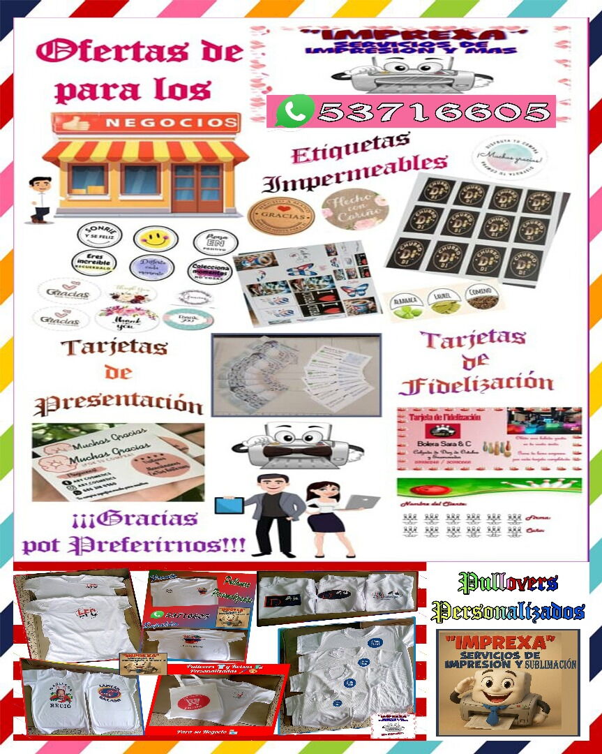 Portada de Impresión y Personalización para Negocios en La Habana