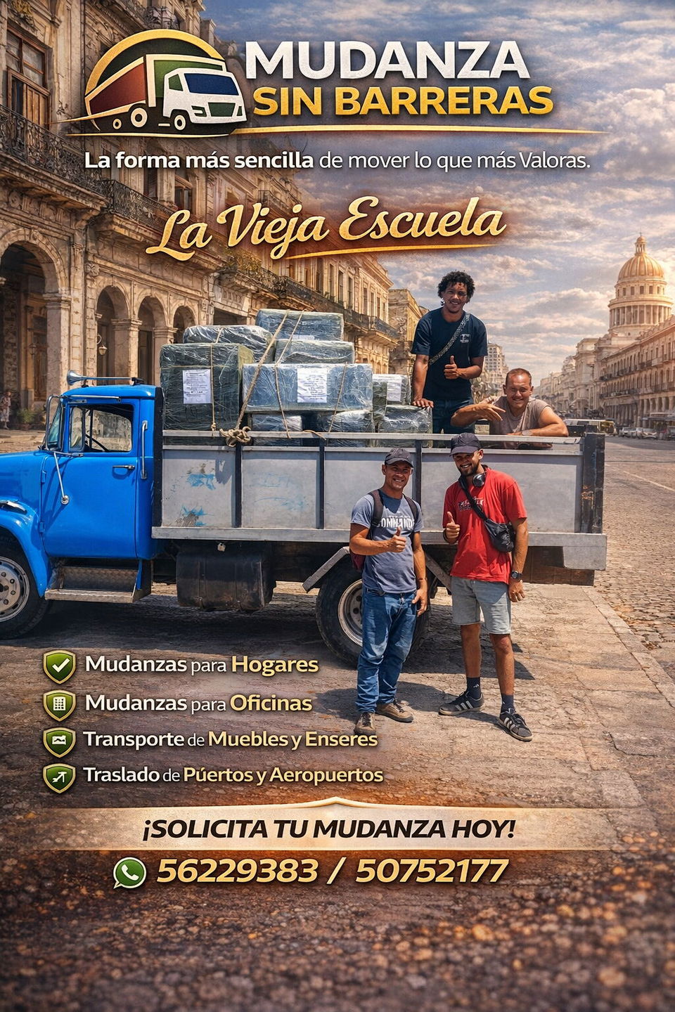 Portada de Camión disponible para mudanzas y cargas en La Habana