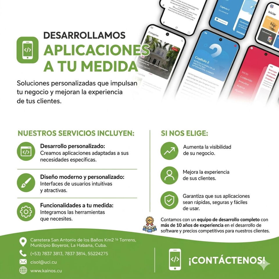 Portada de CISOL: Apps a medida, sin plantillas, totalmente para usted