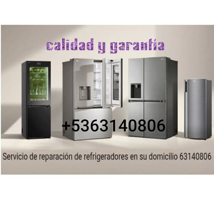 Portada de Técnico de refrigeradores modernos: servicio a domicilio con calidad y garantía
