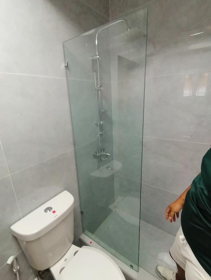 Portada de Paño Fijo de Cristal Templado para Baño