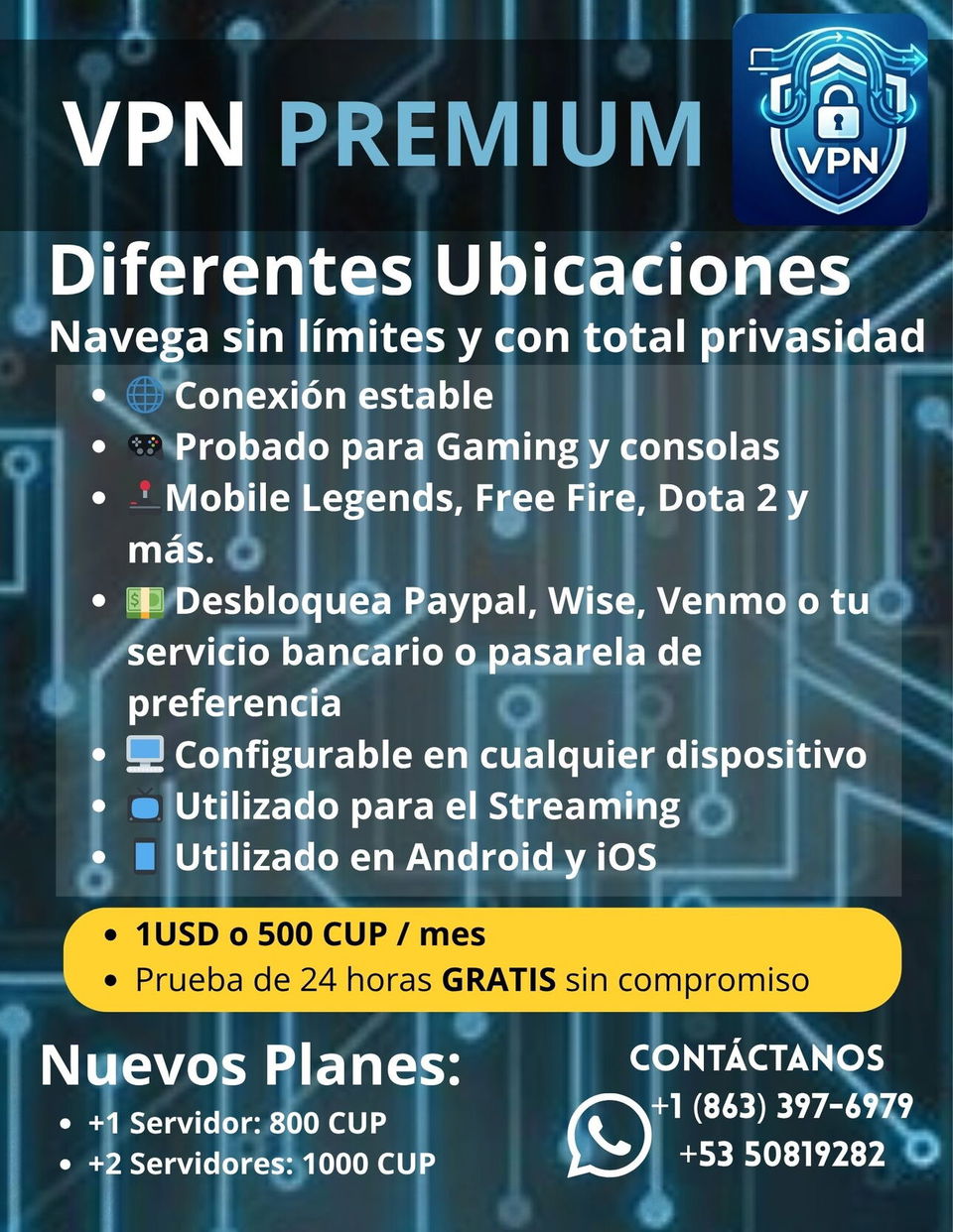 Portada de VPN para todos: conexión estable y sin límite de tráfico