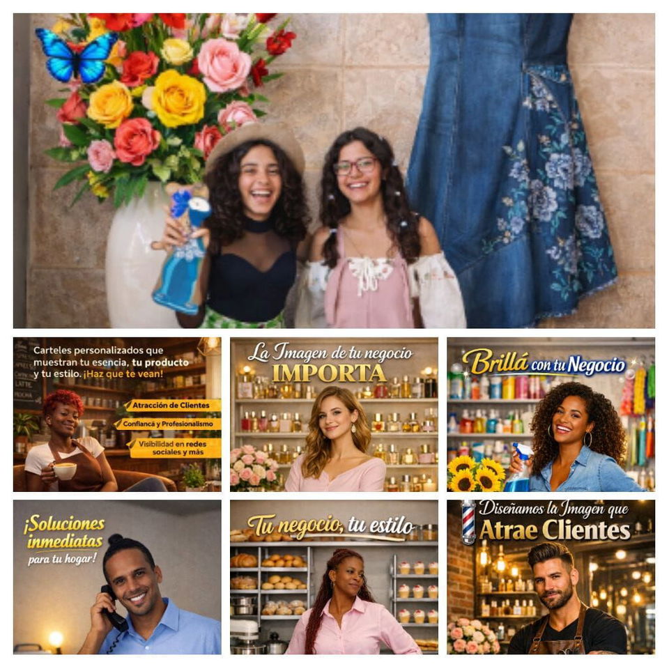 Portada de Carteles personalizados para tu negocio