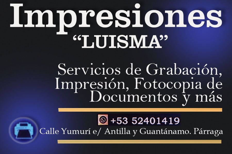 Portada de Impresión de fotografías y servicios de copiado en Arroyo Naranjo