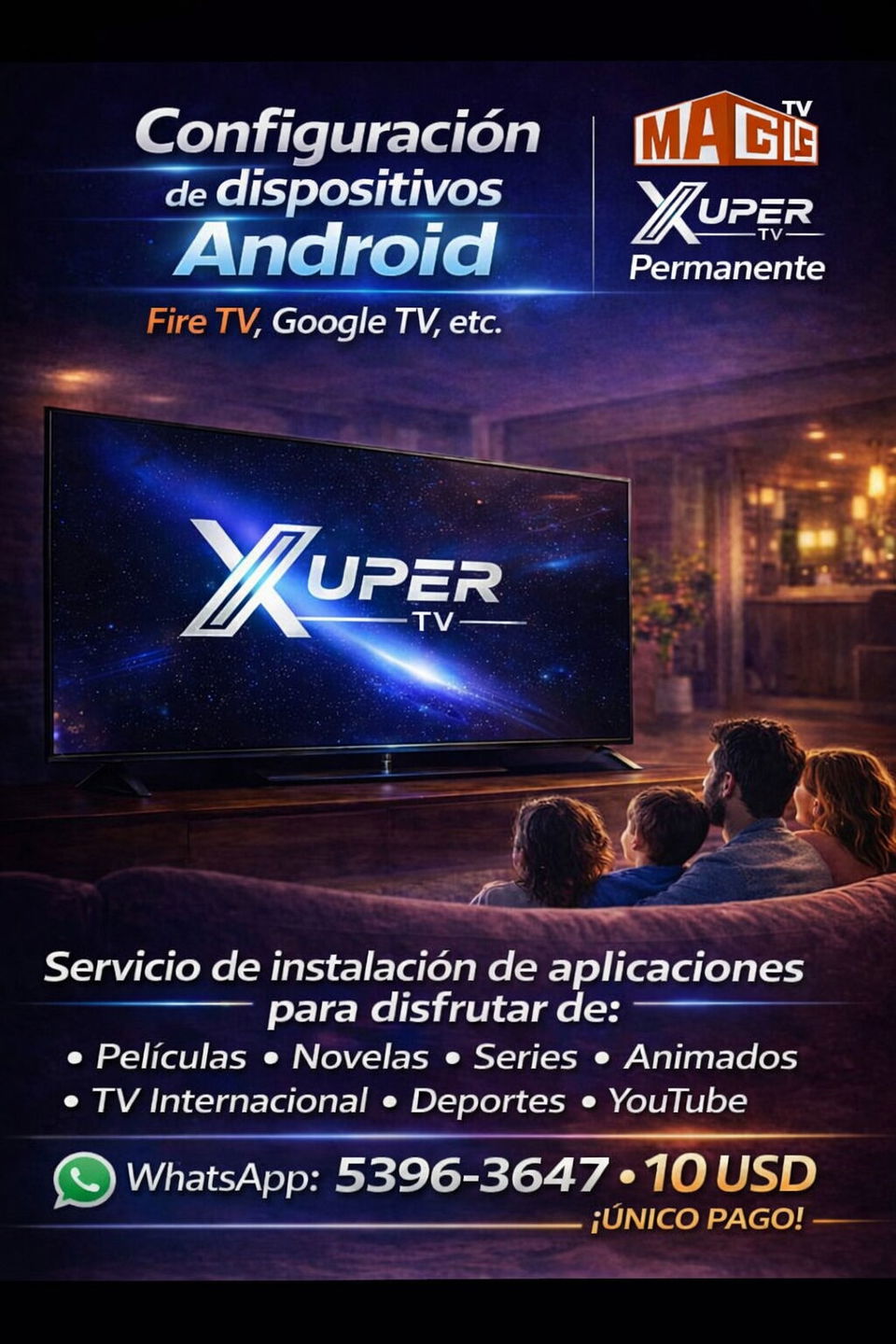 Portada de Configuración de Fire TV, Google TV, Onn TV y Smart TV con todo incluido