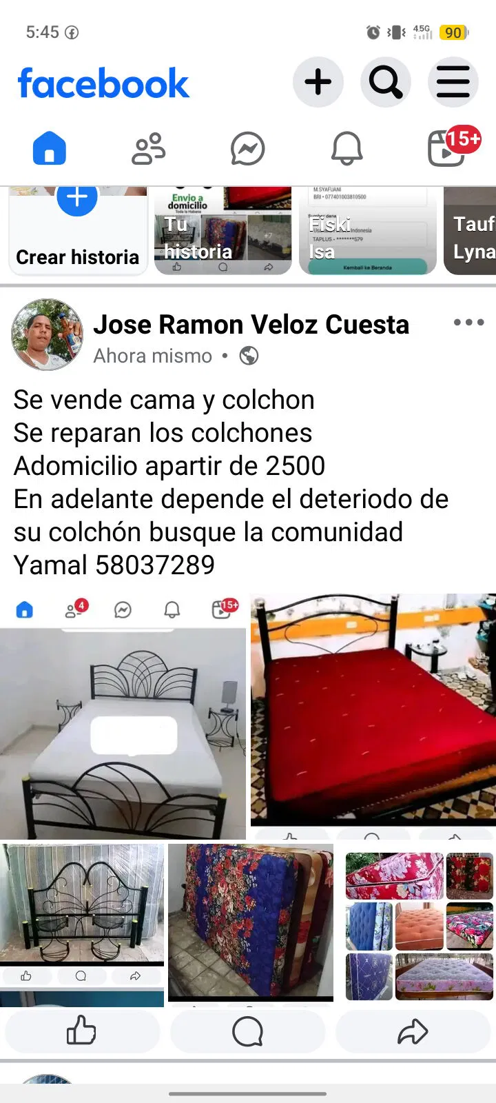 Portada de Reparación y forrado de colchones a domicilio