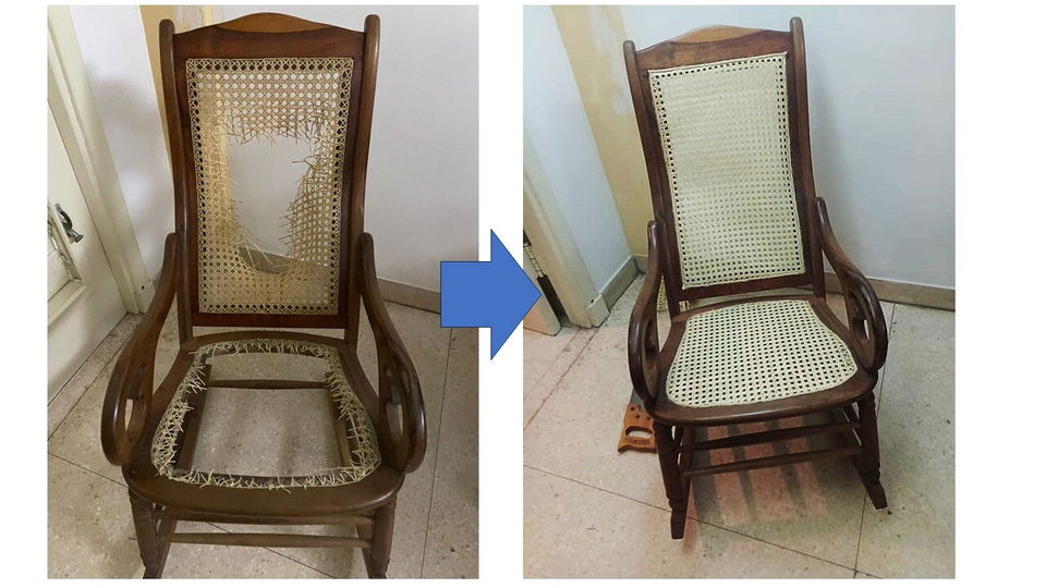 Portada de Cambio de rejillas para sillones y butacones