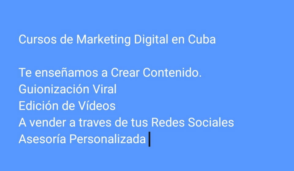 Portada de Academia de Marketing Digital en La Habana
