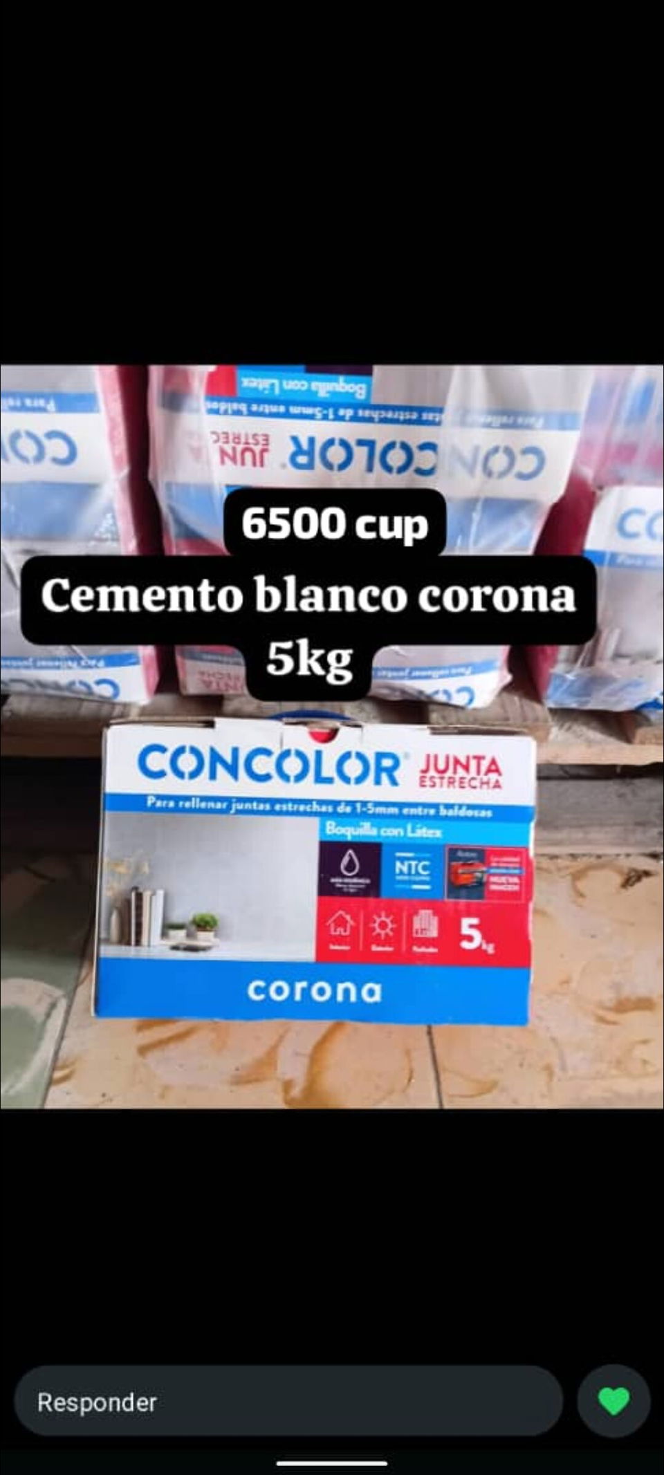 Portada de Venta y entrega de cemento blanco a domicilio