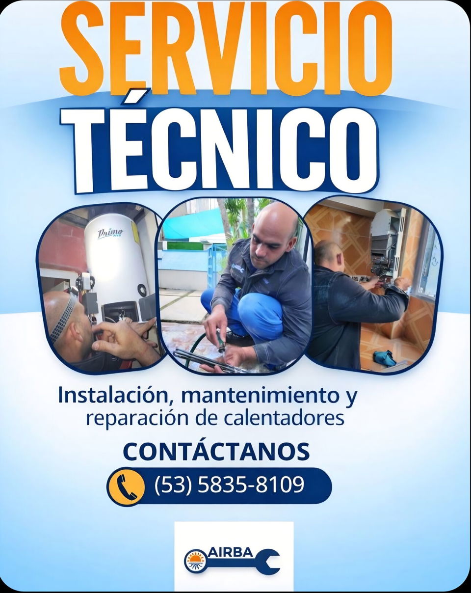Portada de Reparación de calentadores a gas y eléctricos