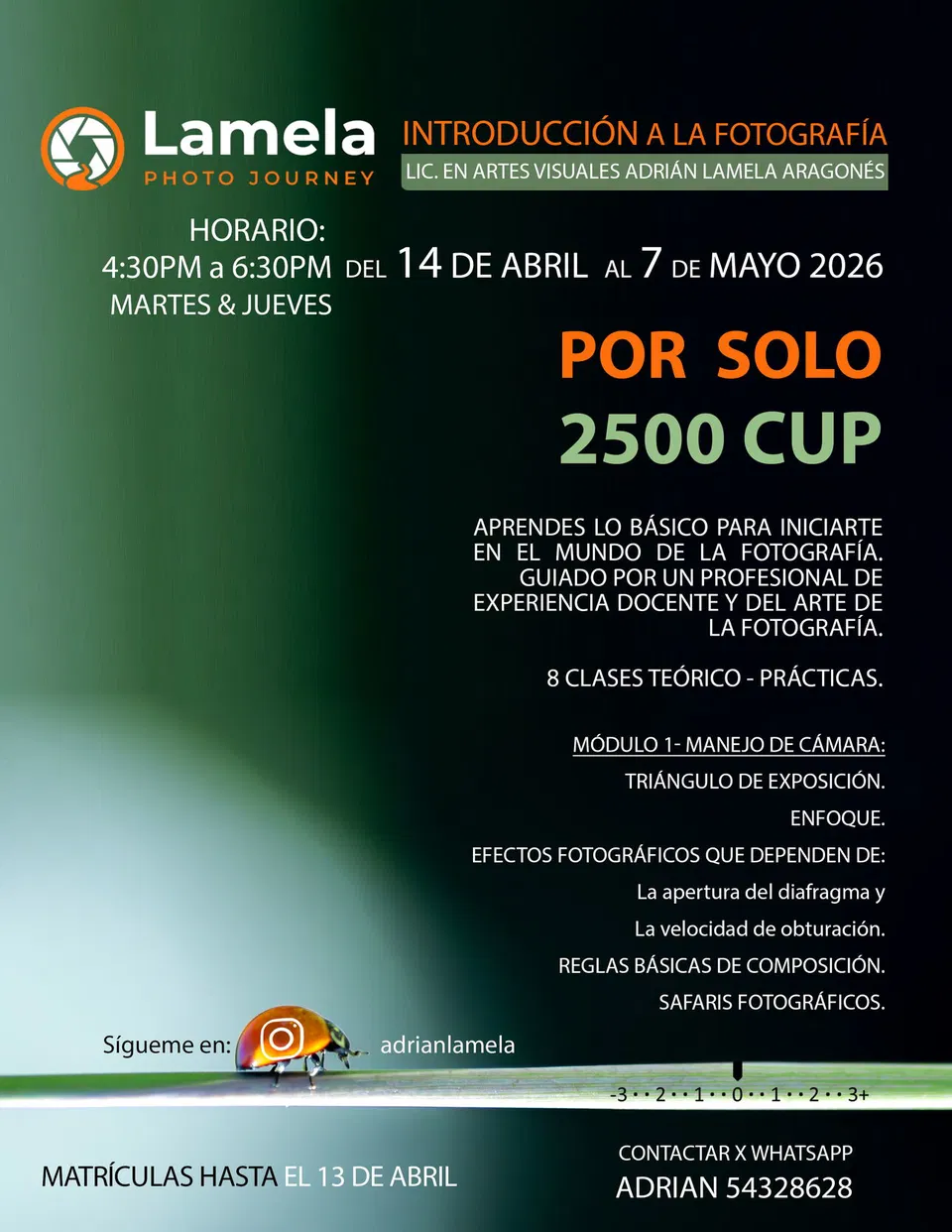 Portada de Taller de Introducción a la Fotografía