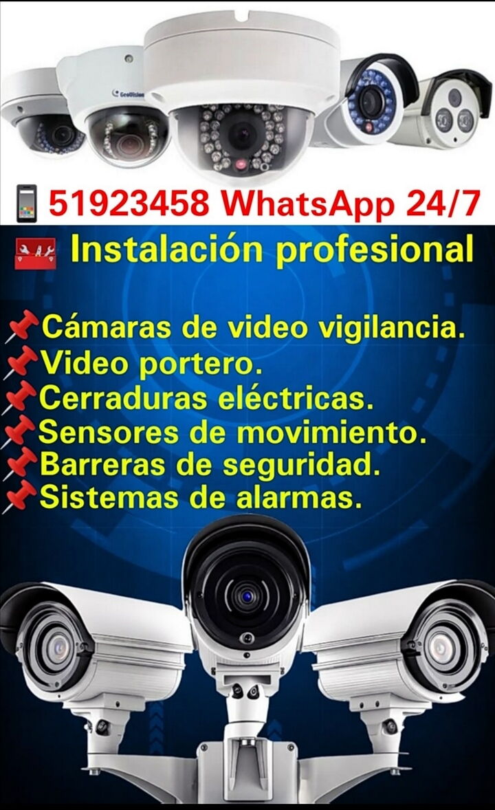 Portada de Instalación de cámaras de vigilancia, alarmas y video porteros