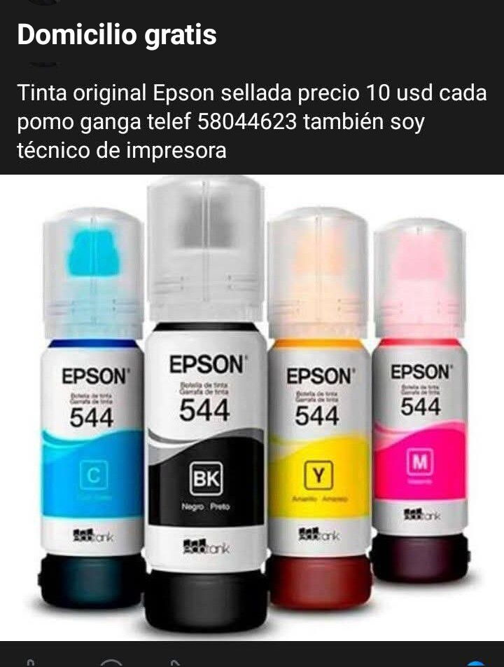 Portada de Técnico de impresoras a domicilio - Tinta Epson