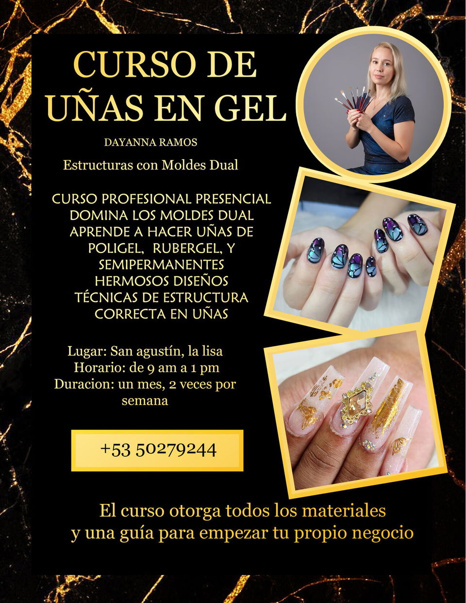Portada de Curso de uñas en gel con moldes dual