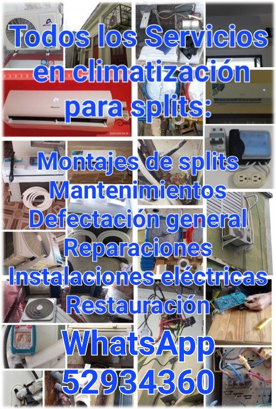 Portada de Técnico para mantenimiento de splits y aires acondicionados