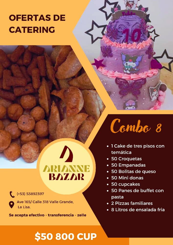 Portada de Buffet, dulces y cake para toda celebración en La Lisa