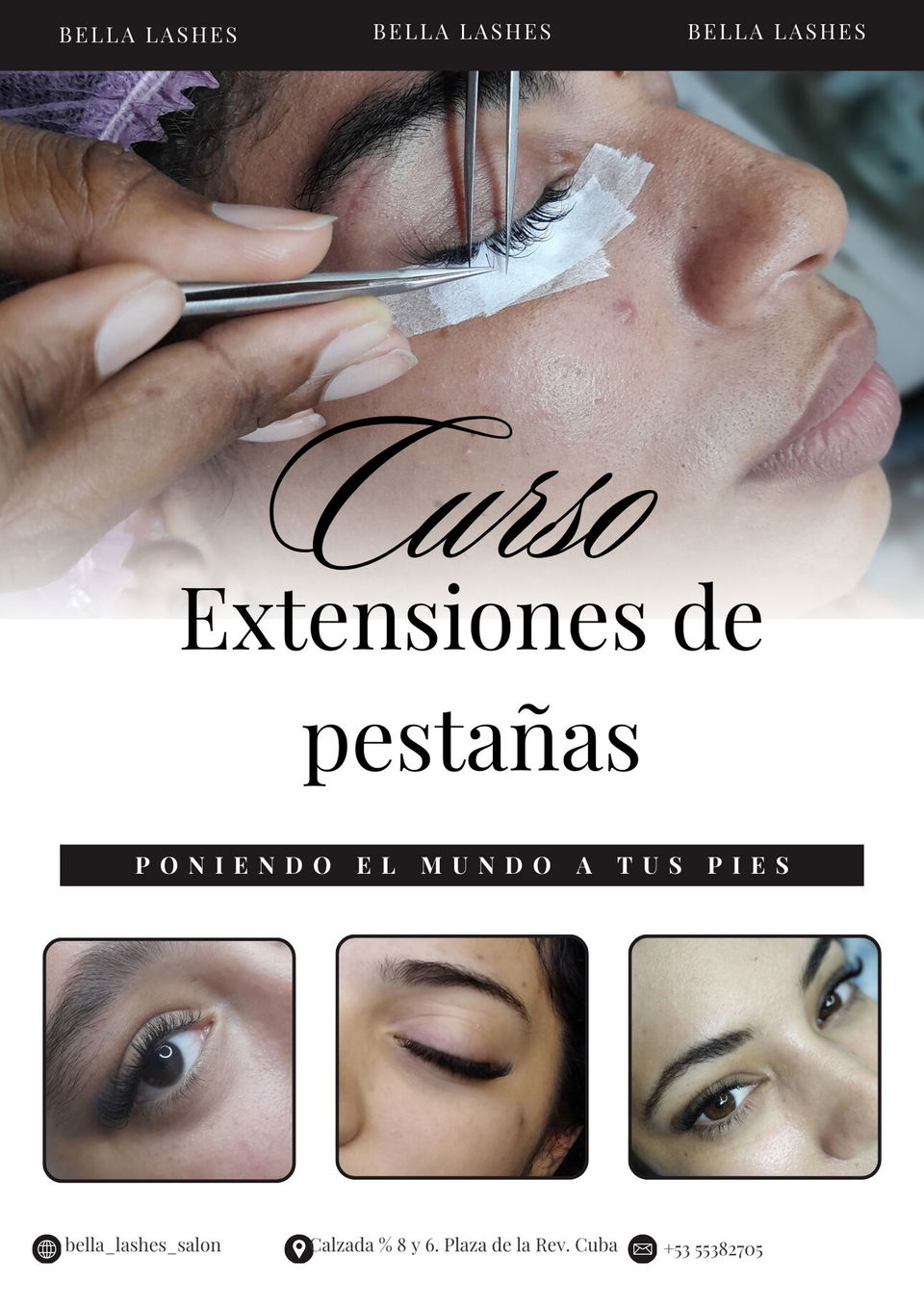 Portada de Curso Bella Lashes: Extensiones de Pestañas en La Habana