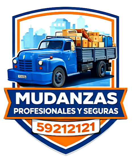 Portada de Mudanzas profesionales y seguras con camión y brigada de carga