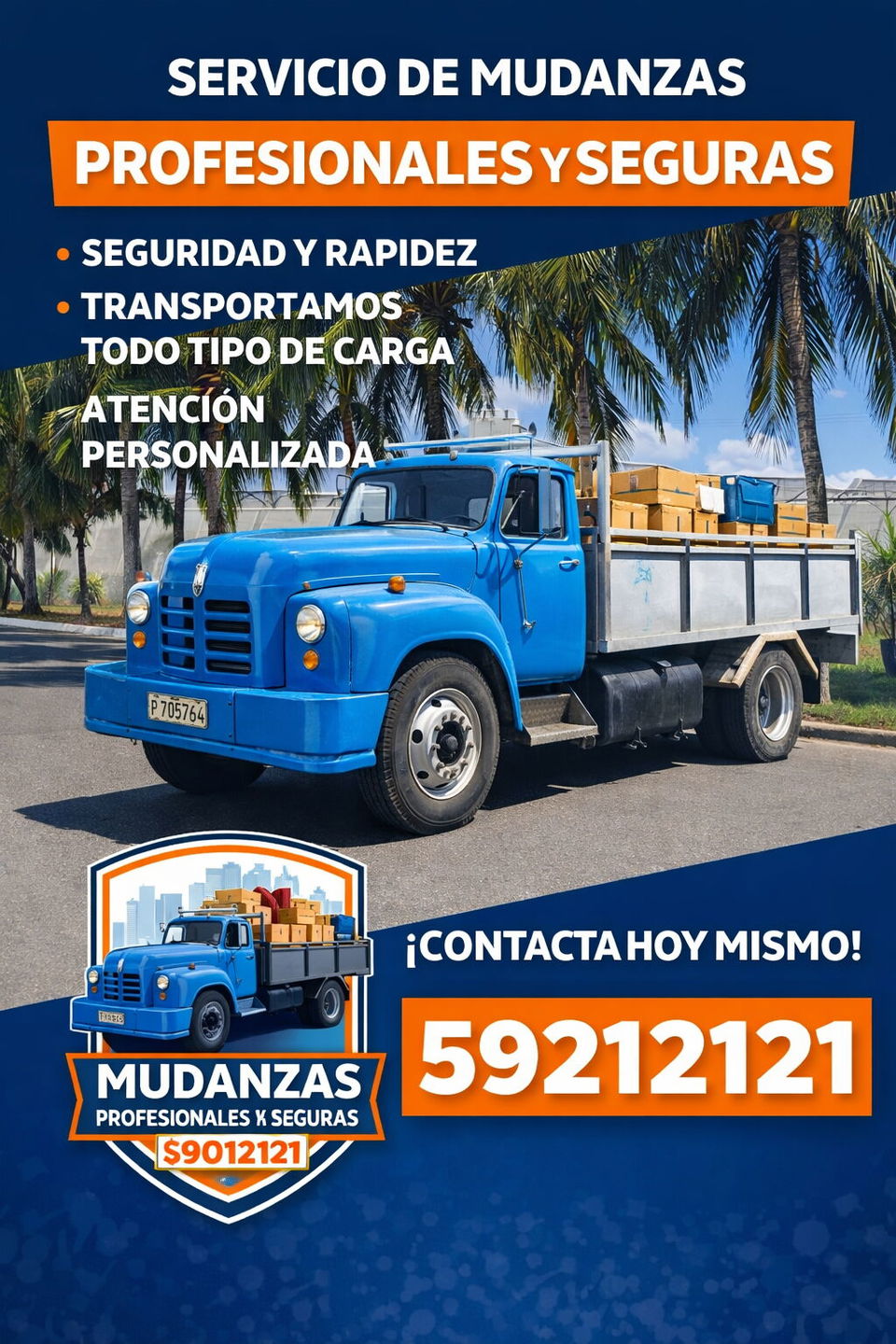 Portada de Transporte y brigada laboral para mudanzas profesionales