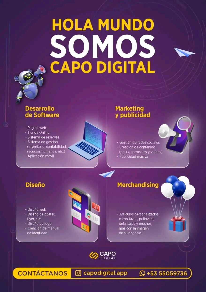 Portada de Desarrollo de software: páginas web, apps móviles, tiendas virtuales y marketing digital