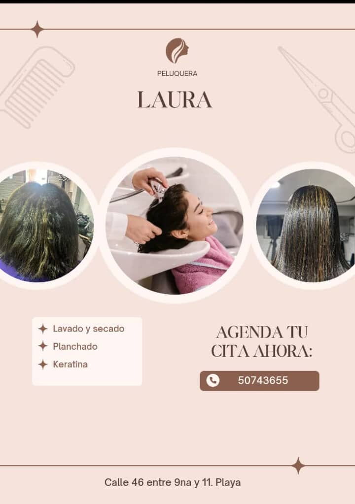Portada de Tratamiento de queratina con lavado, secado y planchado