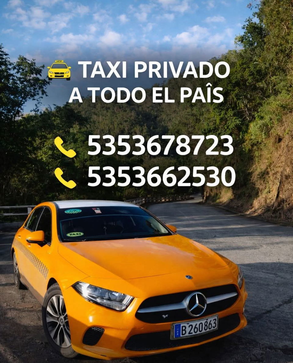 Portada de Taxi privado en La Habana a cualquier destino del país