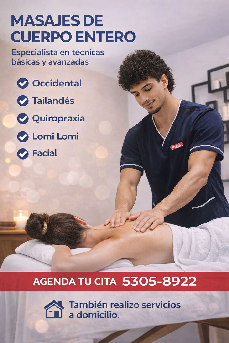 Portada de Masajes tailandés, relajante y terapéutico en La Habana Vieja