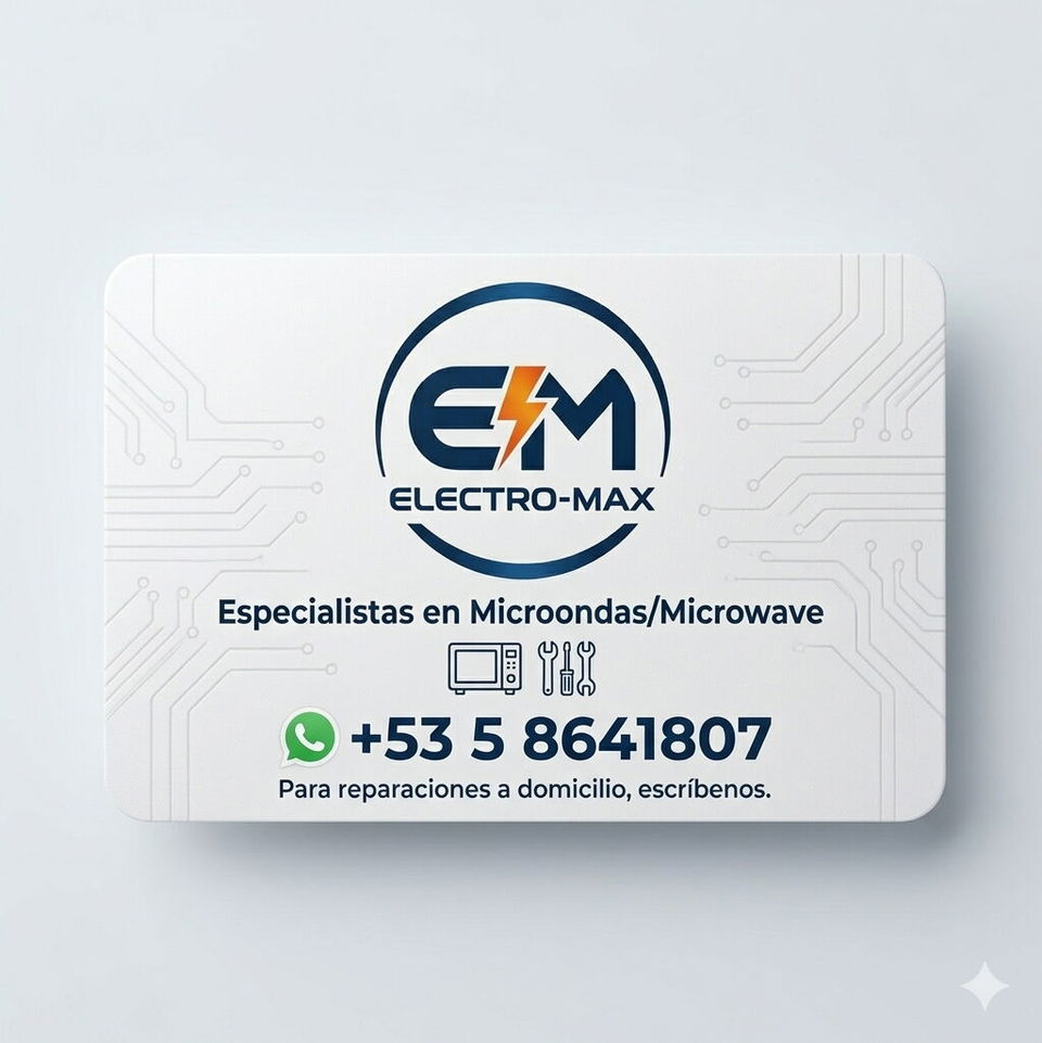 Portada de Reparación de microondas a domicilio en Playa, La Habana