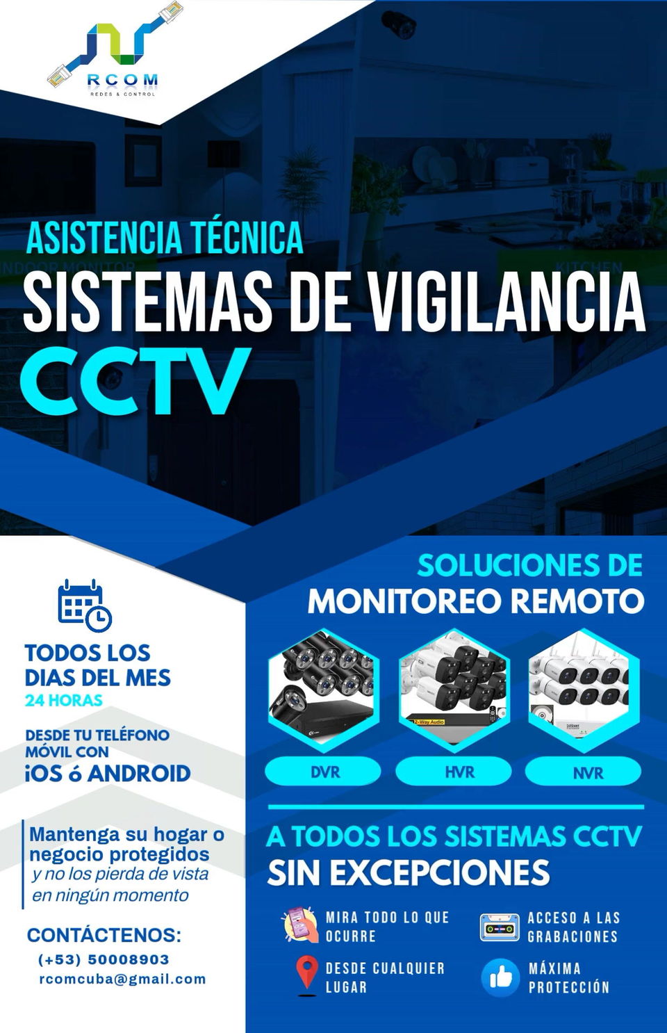 Portada de Servicios a sistemas de vigilancia CCTV