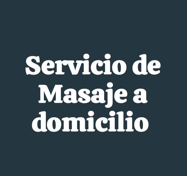 Portada de Masaje relajante a domicilio en La Habana