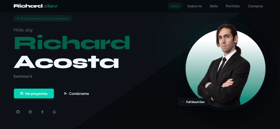 Portada de Desarrollador web para páginas profesionales