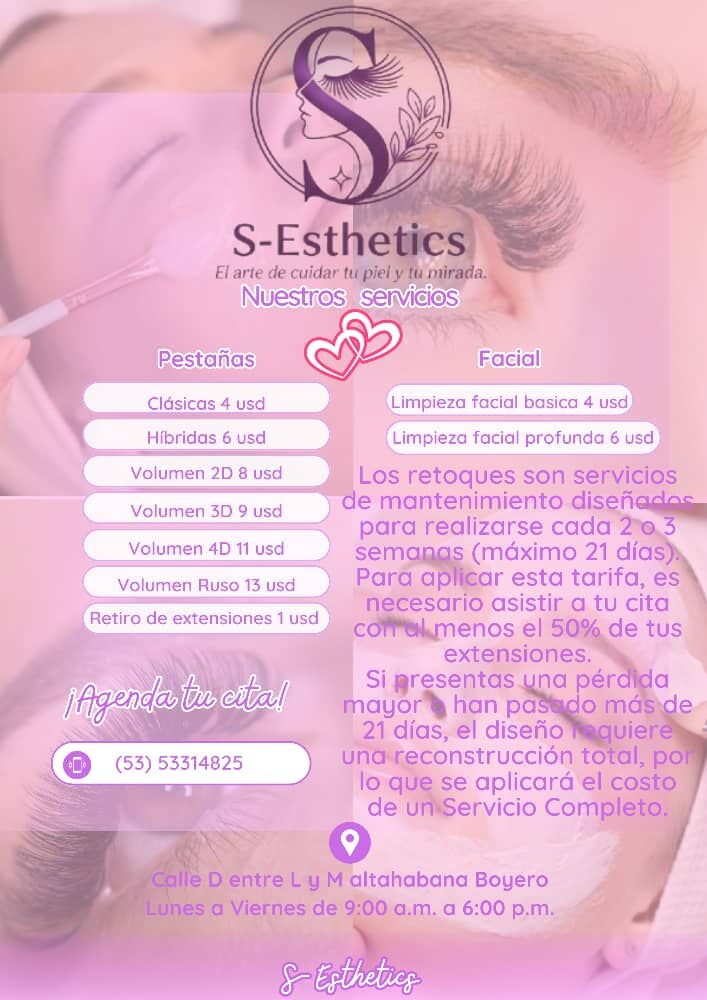 Portada de Tratamiento facial y aplicación de pestañas en La Habana