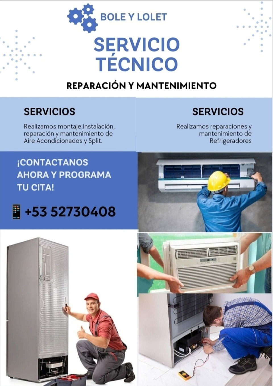 Portada de Montaje, instalación y mantenimiento de aires acondicionados y refrigeradores