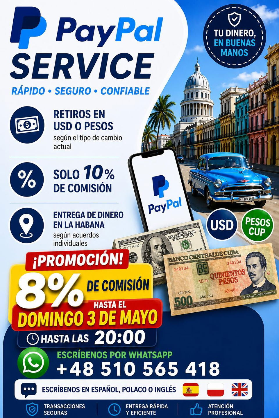 Portada de Servicio de traslado en La Habana