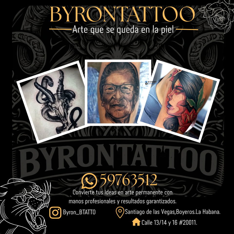 Portada de Tatuajes realistas y personalizados en Boyeros, La Habana