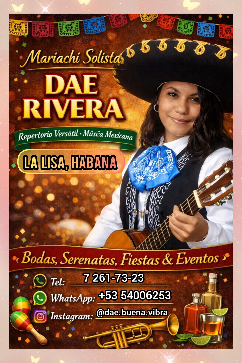 Portada de Mariachi solista en La Habana | Dae Rivera