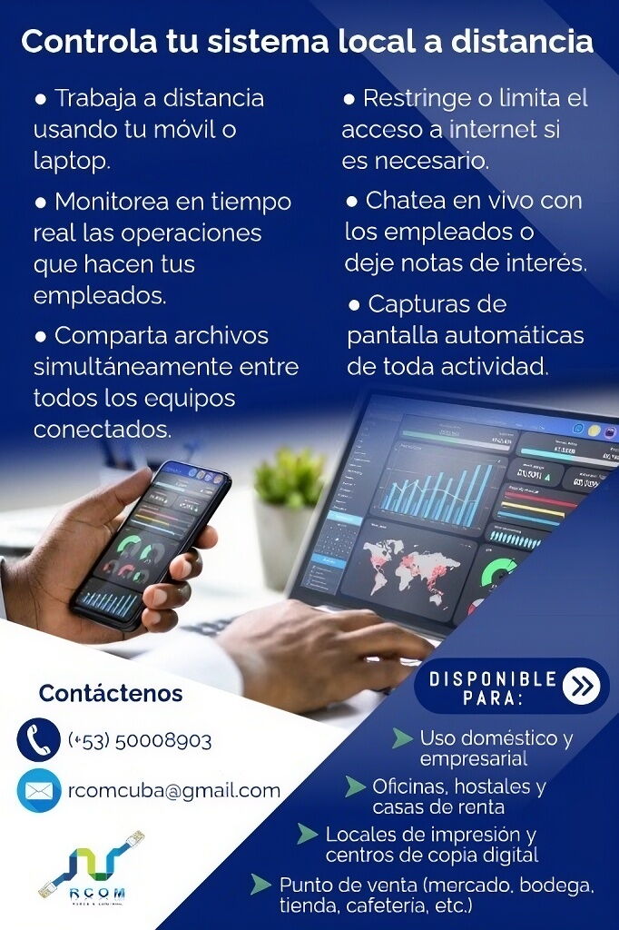 Portada de Control remoto de tu sistema local para negocios