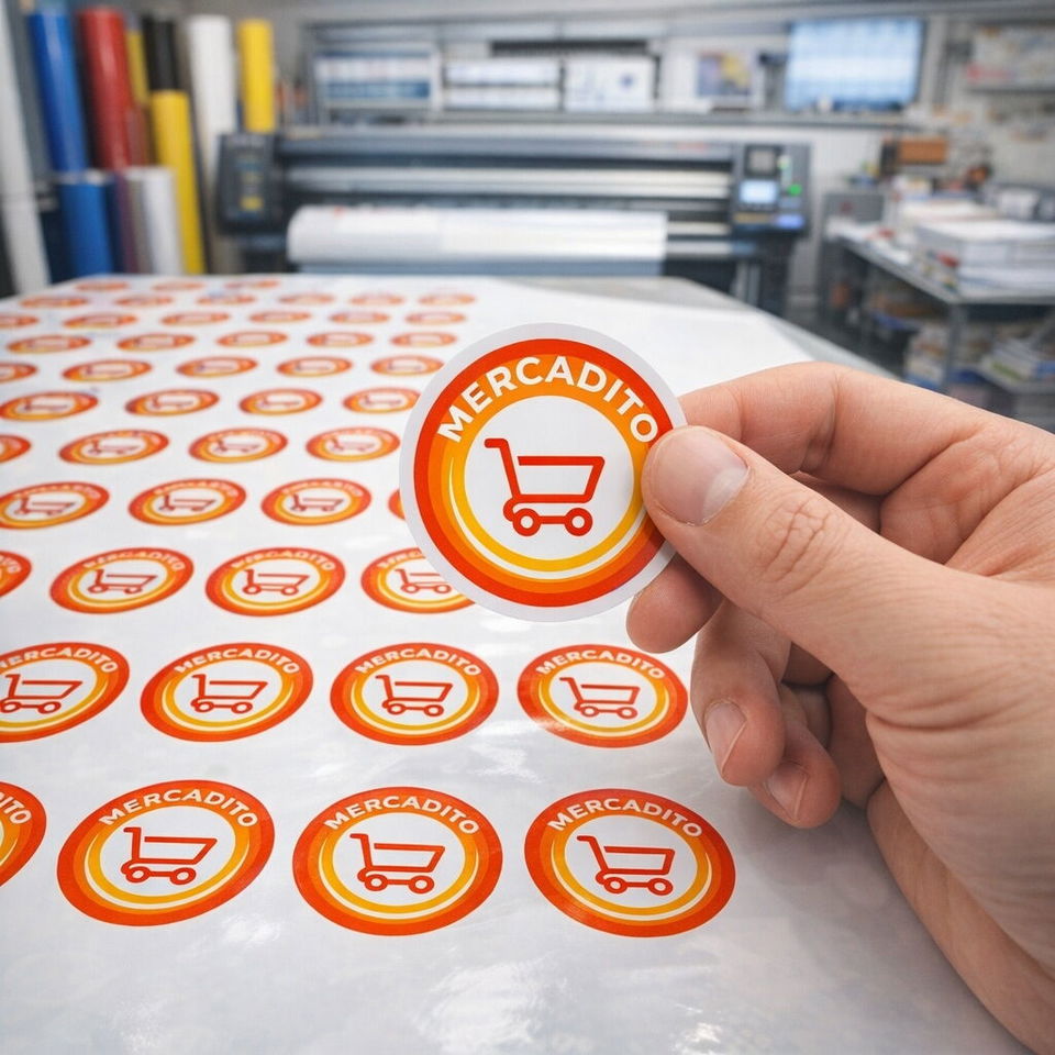 Portada de Pegatinas personalizadas y carteles luminosos para tu negocio