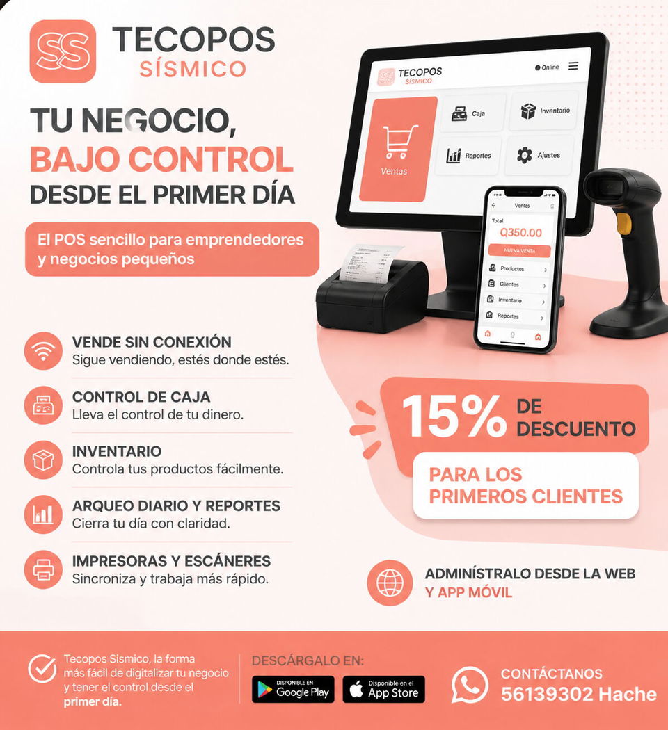 Portada de Sistema POS para tu negocio