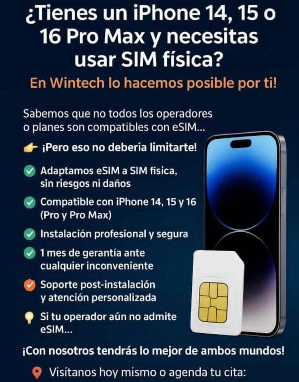 Portada de Adaptación de eSIM a SIM física en iPhone 14, 15 y 16