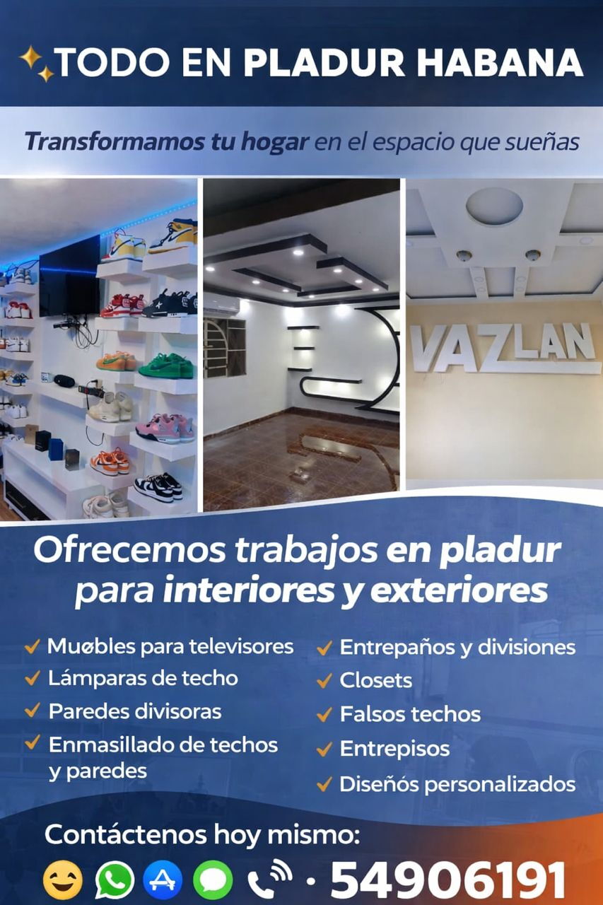 Portada de Todo en Pladur en La Habana: Transformamos tu hogar con diseños personalizados