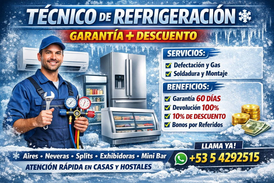 Portada de Mecánico de refrigeración con experiencia (Kinetica)