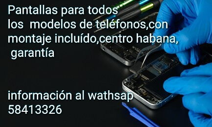 Portada de Reparación de pantallas y teléfonos móviles