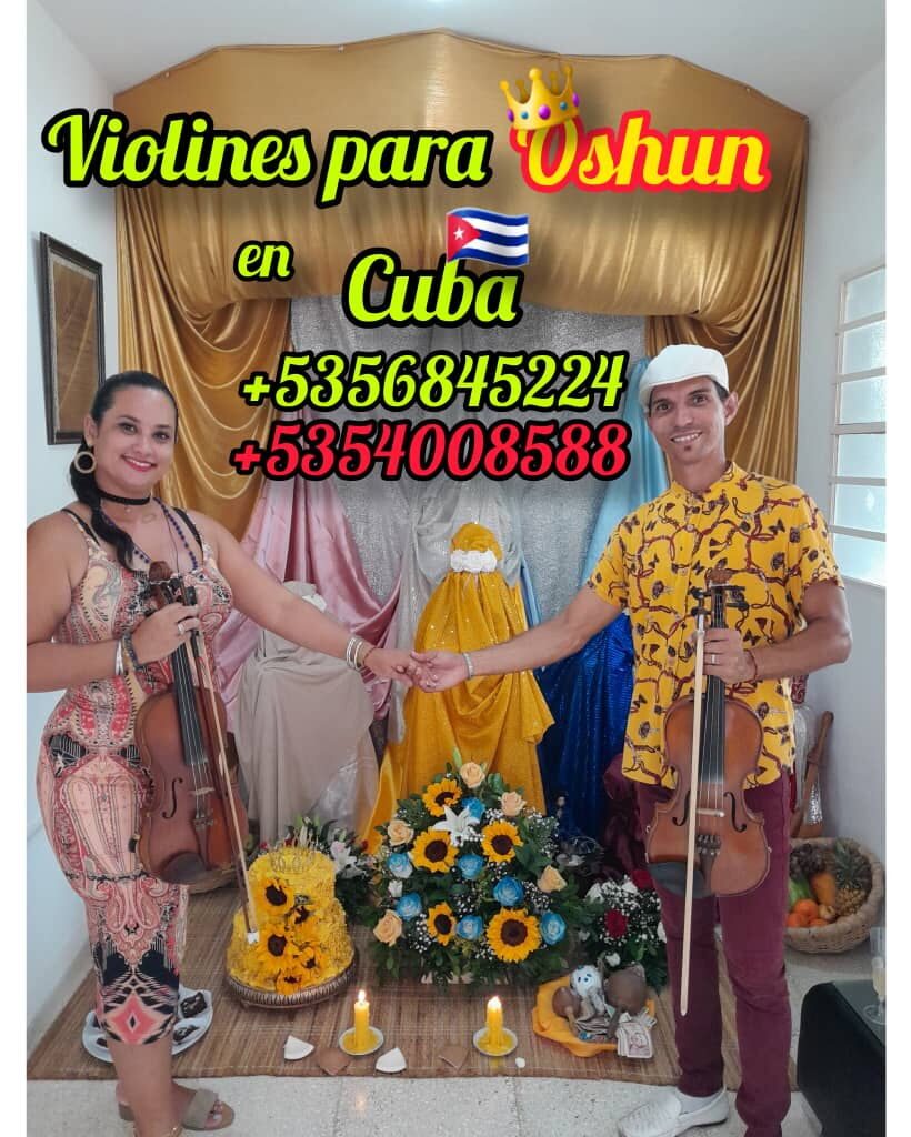 Portada de Violines para Oshun - Música espiritual yoruba en La Habana